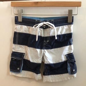 CREWCUTS boys swimsuit trunks bathing suit stripes